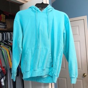 Pacific & Co turquoise hoodie.. size small